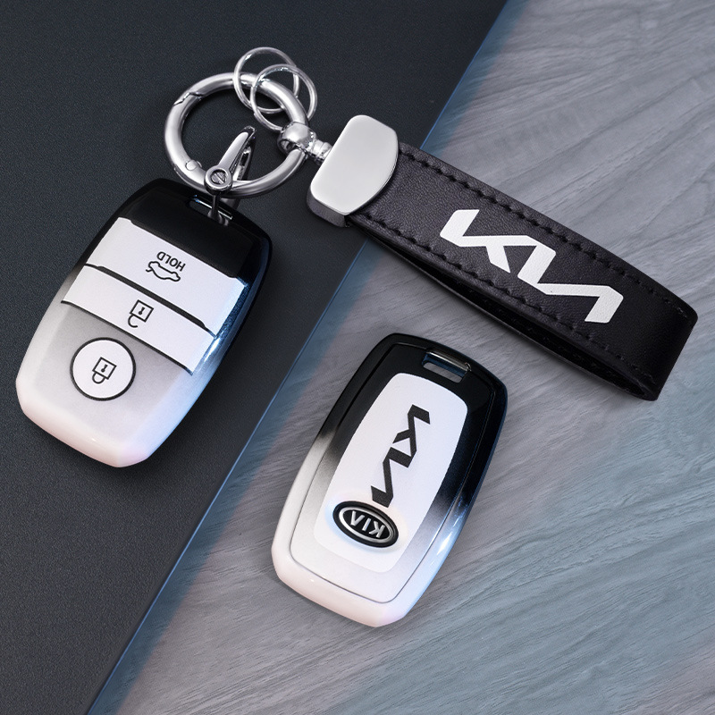 适用于东风起亚钥匙套k2k3k4k5kx3kx5智跑福瑞迪索兰托全包壳扣