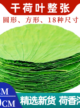 干荷叶整张18种尺寸正宗微山湖荷叶叫花鸡饭专用莲叶藕叶批发商用