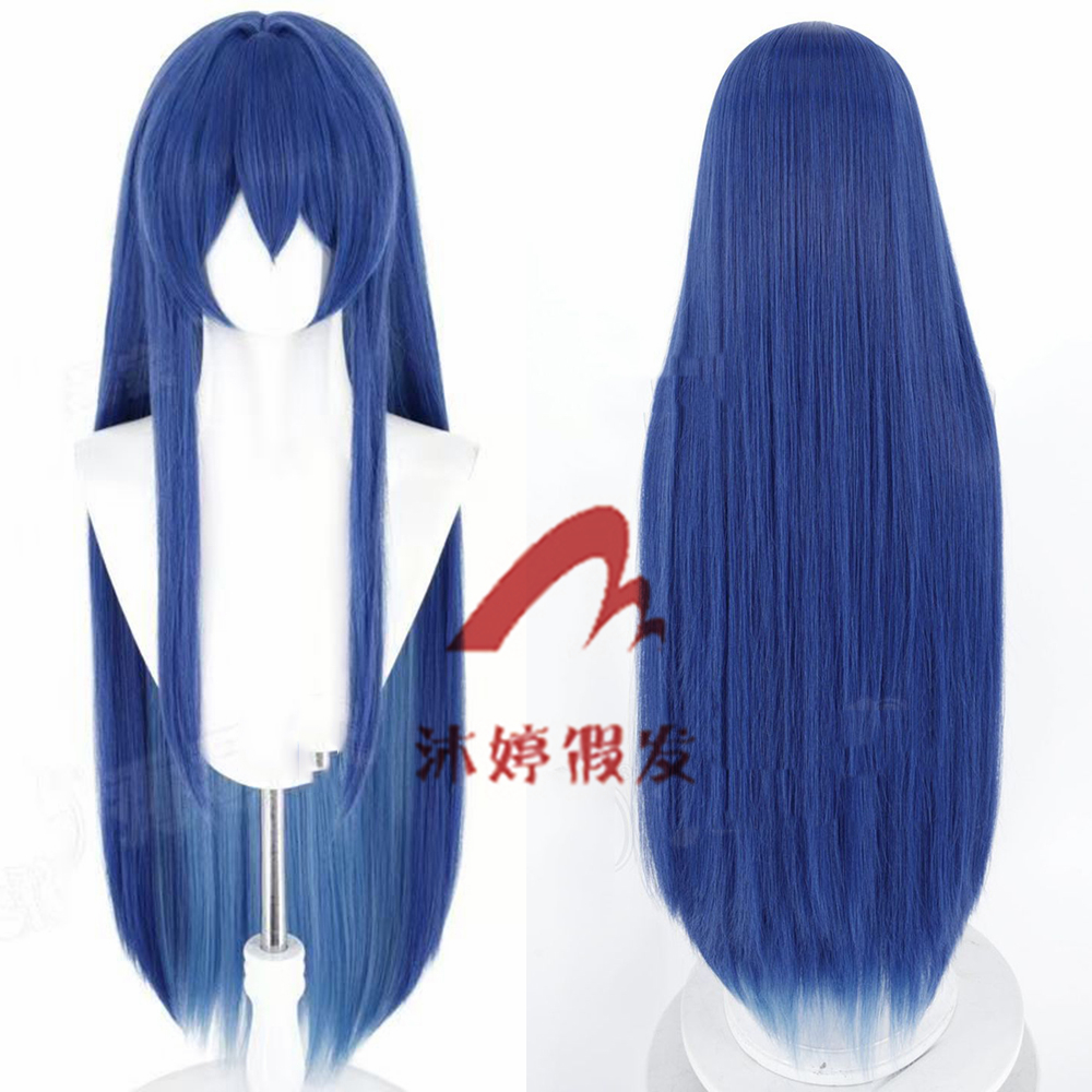 沐婷 碧蓝航线 花嫁 花园新泽西cos假发 双拼渐变色 仿真头皮顶
