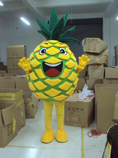 卡通服装卡通萝菠造型人偶行走服表演道具通公仔特价水果萝菠