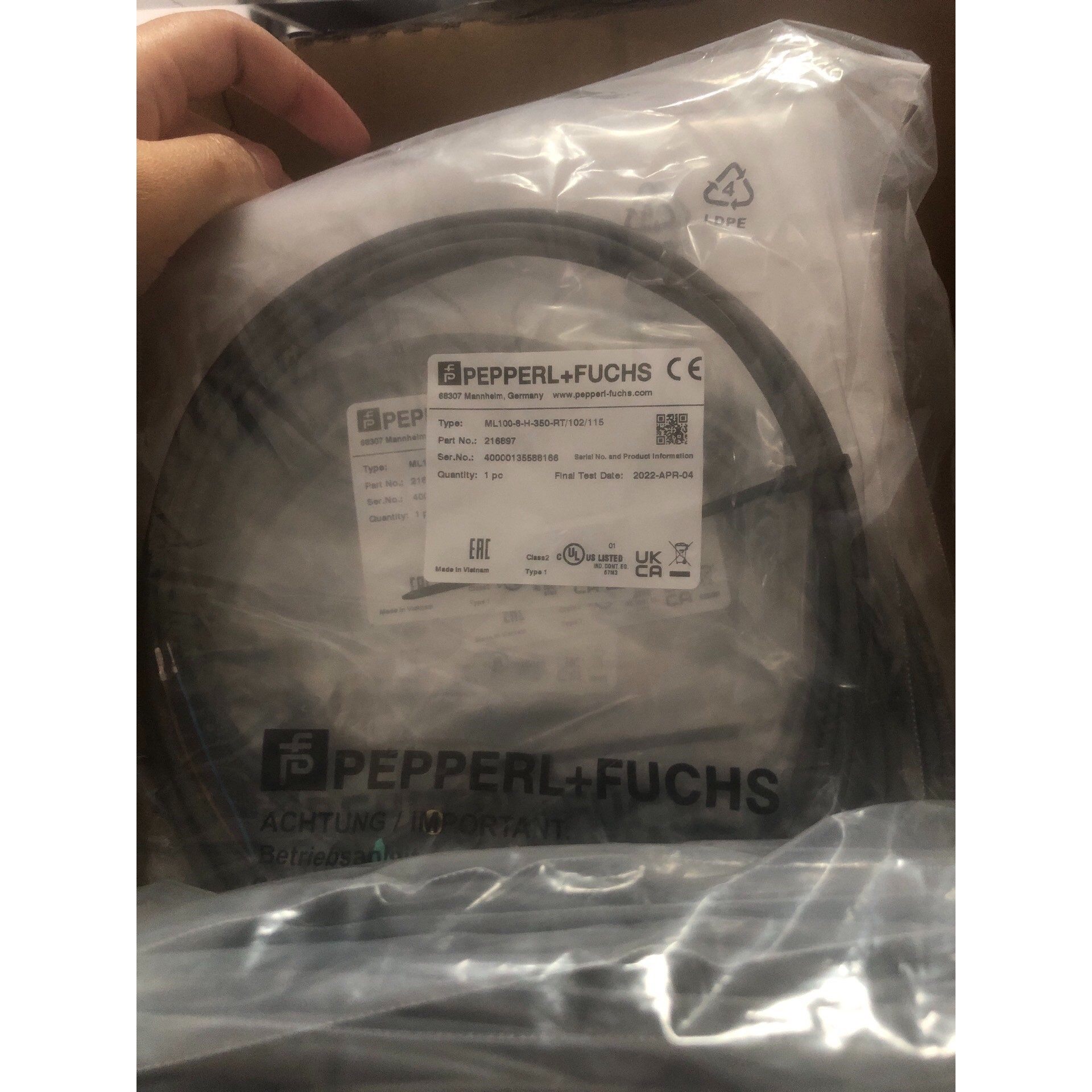 ML100-8-H-350-RT/102/115  倍加福拍前议价