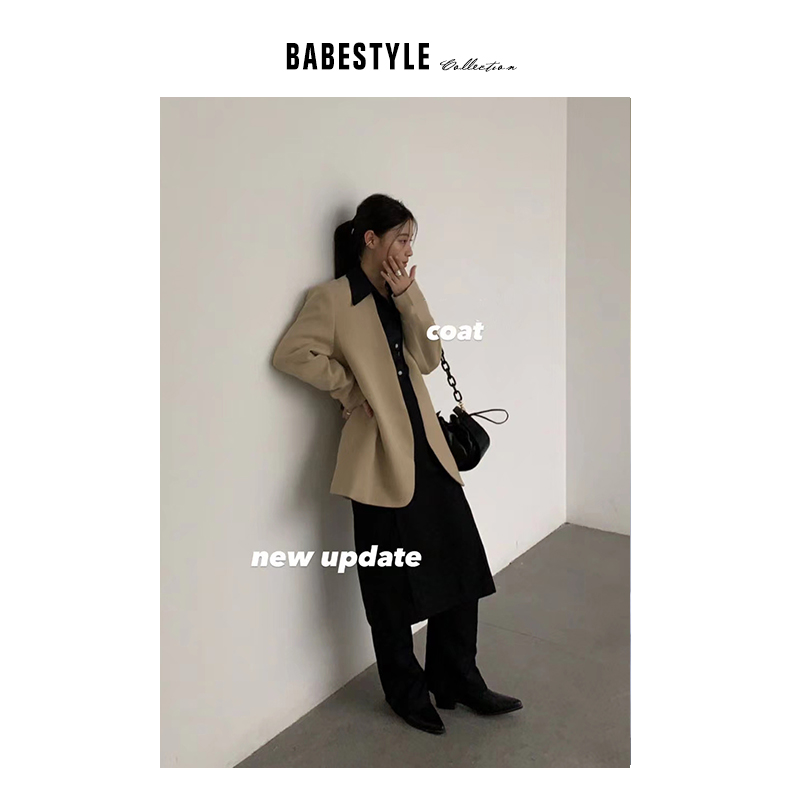 [babestyle]vol86 时髦博主搭配～高级极简无领舒服