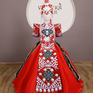 儿童演出服快乐阳光表演服瑶族卡沙沙大苗山火塘边山哈山歌哪里来