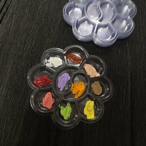 一次性调色板调色盘橘川大号