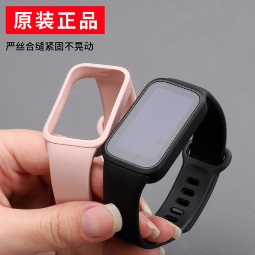 适用红米手环3原装表带redmi手环3正品腕带小米9active硅胶手表链