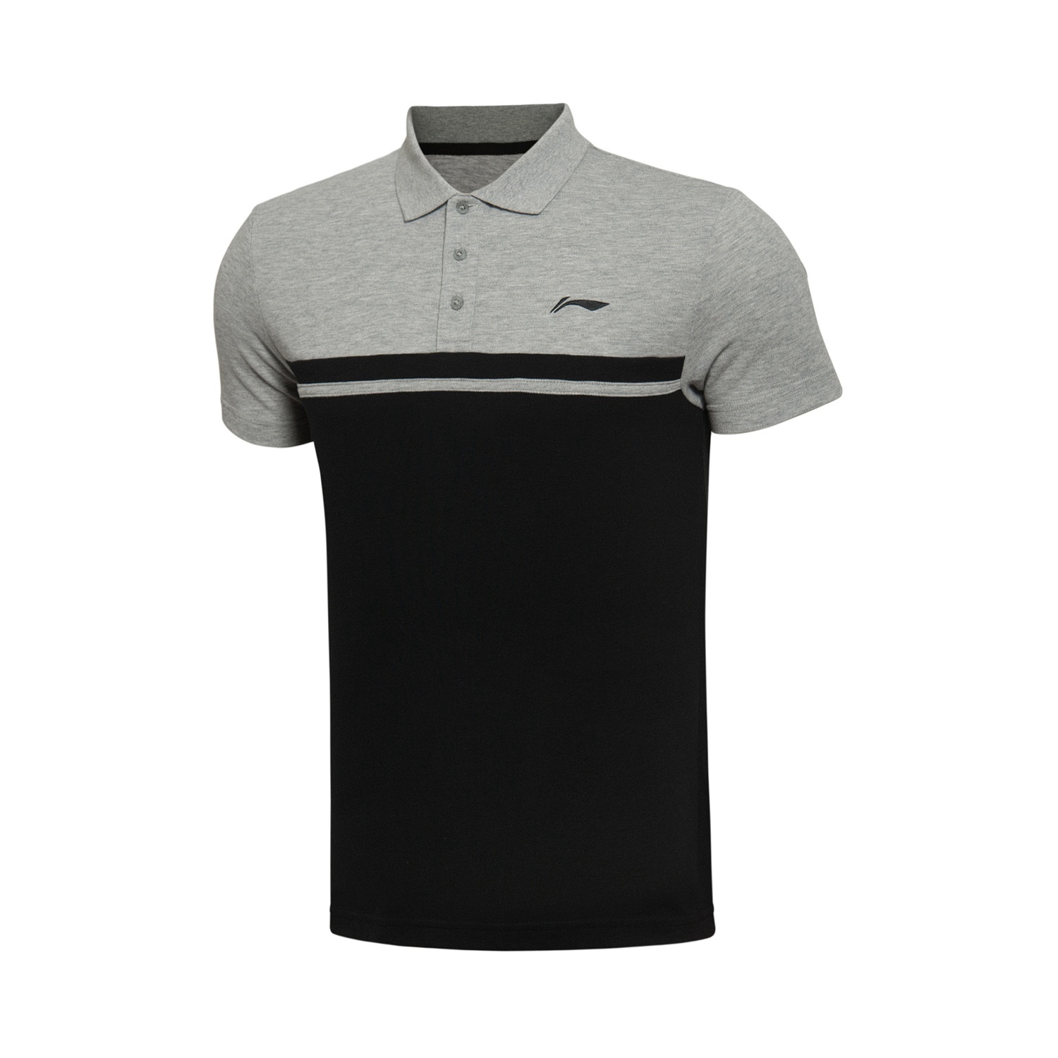 Polo sport homme LINING APLL133 en CVC - Ref 555309 Image 3