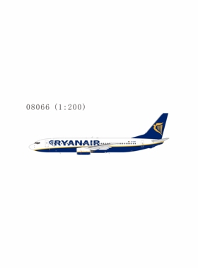 预售 NGMODEL 1:200 瑞安航空 737-800 【无小翼08066】