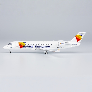 200ER 复古涂装 合金航模 CRJ JECB 英国欧洲航空 200