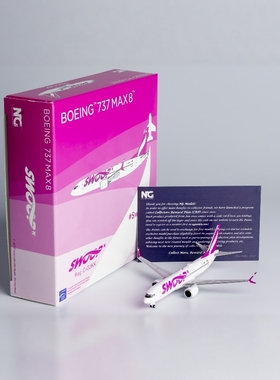 NG Swoop航空 737 MAX 8 C-GJKK/C-GISM/C-GYLP 合金航模1:400
