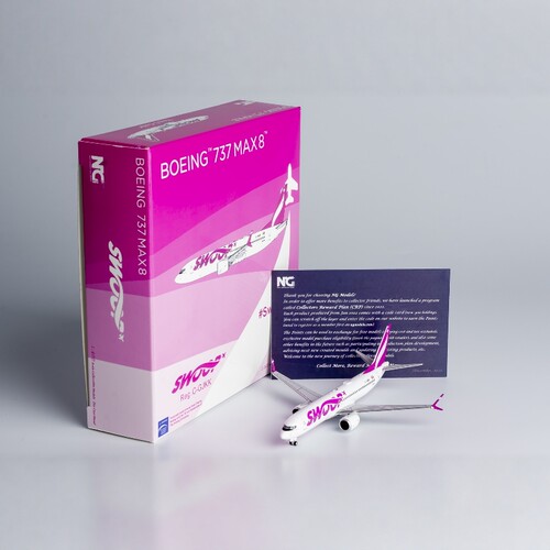 NG Swoop航空 737 MAX 8 C-GJKK/C-GISM/C-GYLP 合金航模1:400