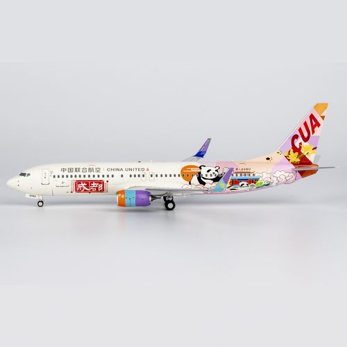 NG 08007 中国联合航空 737-800/w B-208U合金航模 1:200