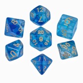 多面骰子数字色子桌游配件4 20面道具 跑团骰子7颗套装