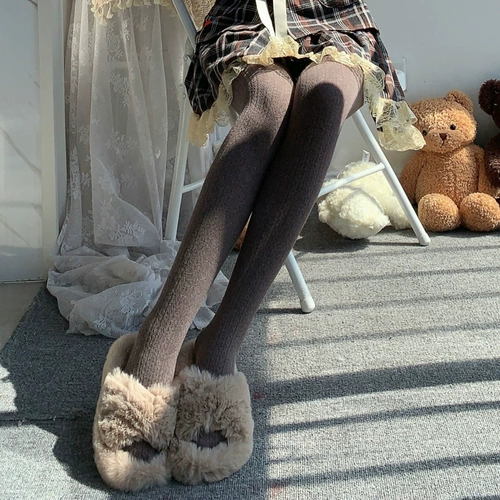 Цветные японские демисезонные колготки, леггинсы, базовые носки, стиль Лолита, увеличенная толщина