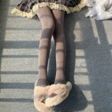 Цветные японские демисезонные колготки, леггинсы, базовые носки, стиль Лолита, увеличенная толщина