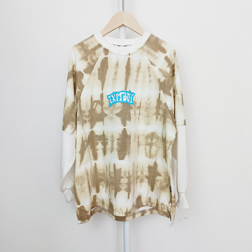 IT*男童140-170抽象艺术涂鸦长袖圆领薄款卫衣运动休闲风上衣