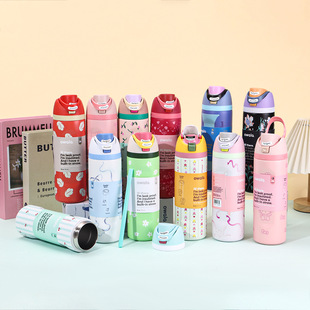 跨境爆款 户外运动水杯304不锈钢真空保温杯冷热咖啡杯 Owala同款