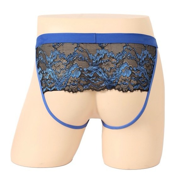 男士内裤男低腰蕾丝双丁字裤性感蕾丝系列内裤