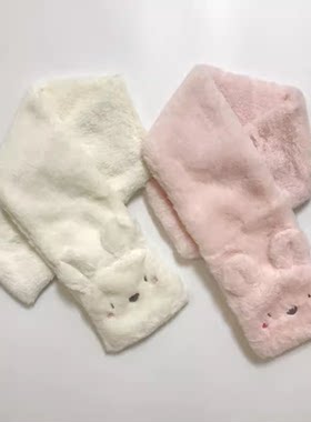 丽婴房童装商场同款儿童围巾秋冬款儿童保暖男女宝宝围脖围巾