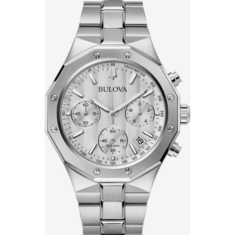 海外代购BULOVA/宝路华男士欧美腕表三眼计时日历显示石英机芯