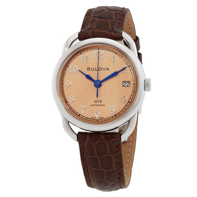 海外代购BULOVA/宝路华女士欧美腕表日历显示蓝宝石镜面