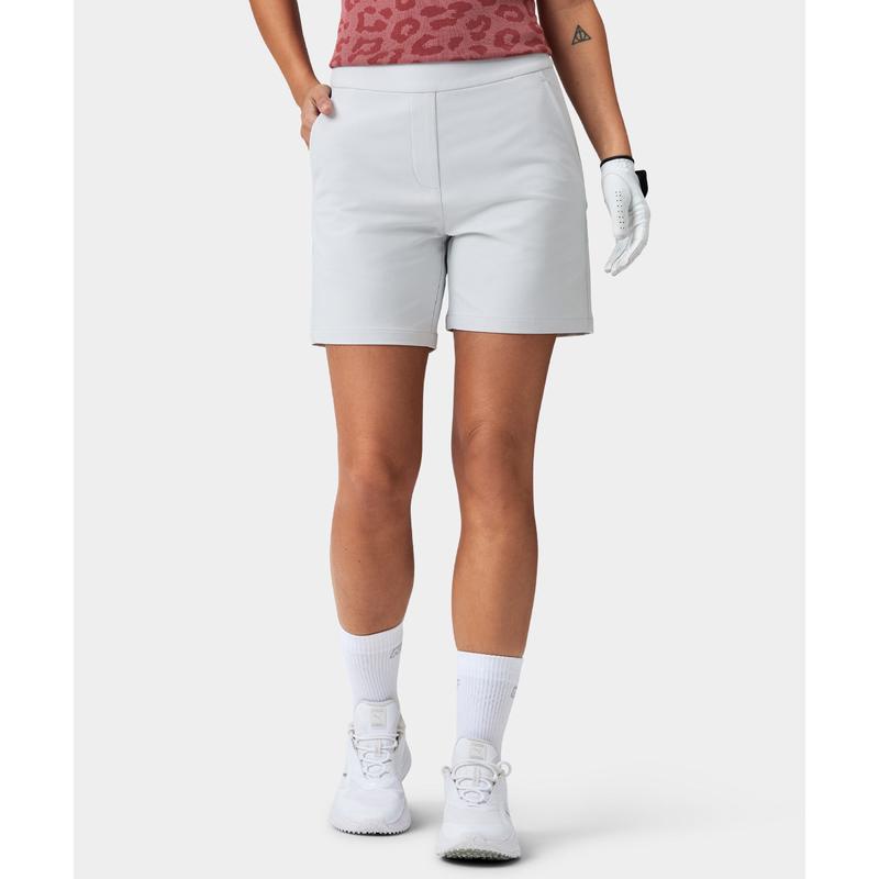 代购MACADE女士高尔夫短裤自由活动舒适贴合耐用耐磨易清洗高腰