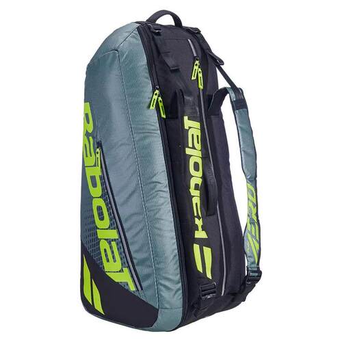 海外代购BABOLAT/百保力网球包多隔层收纳自立设计6支装防水面料