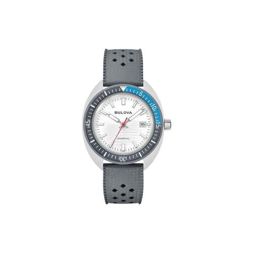 海外代购BULOVA/宝路华男士手表欧美腕表日历显示单向旋转表圈