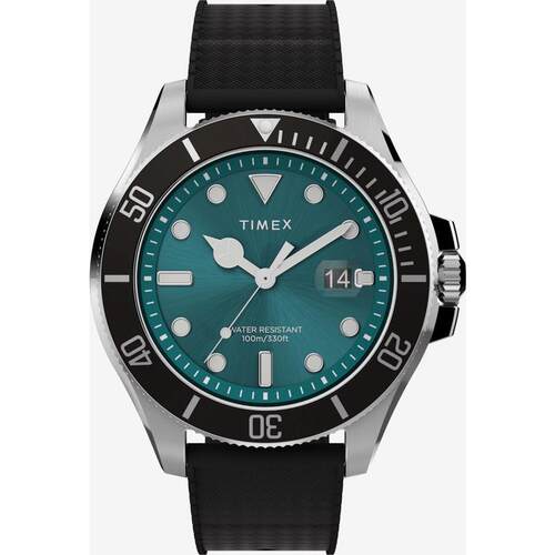 海外代购Timex/天美时男士欧美腕表日历显示夜光指针橡胶表带