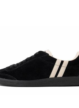 代购Patrick男士运动板鞋轻便舒适日常穿搭耐磨耐穿透气设计黑色