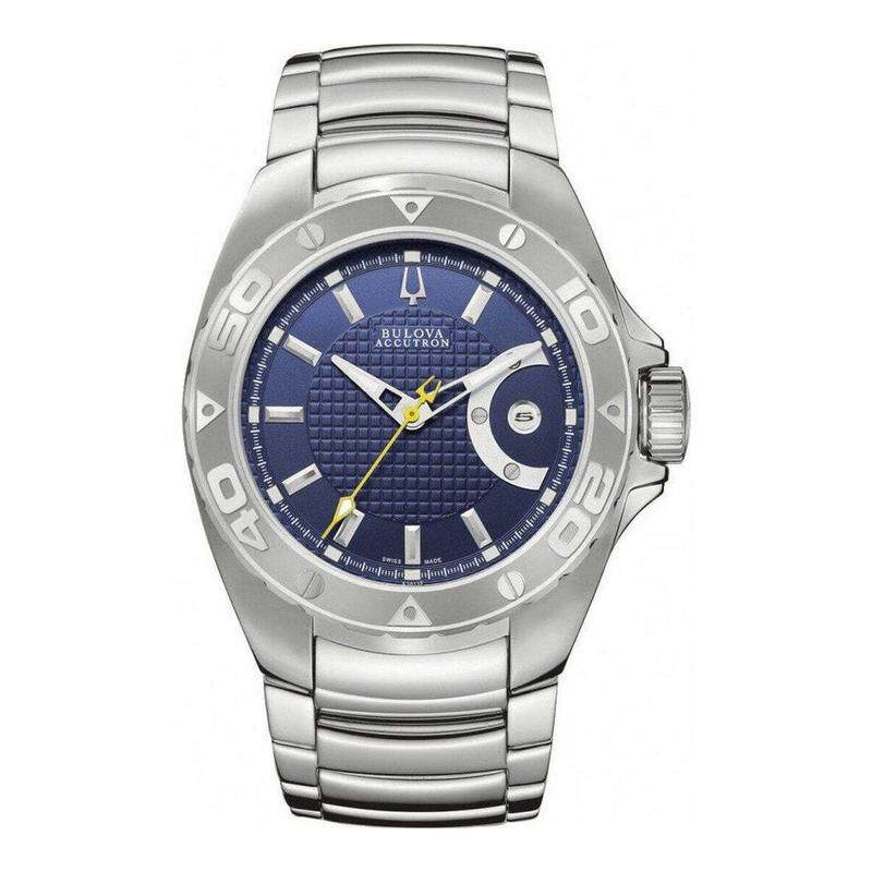 海外代购BULOVA/宝路华男女欧美腕表日历显示精准计时钢带蓝盘