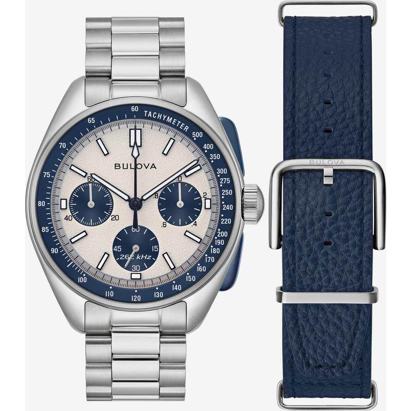海外代购BULOVA/宝路华男士欧美腕表计时码表测速计钢带皮带