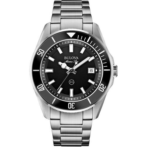 海外代购BULOVA/宝路华男士手表欧美腕表日期显示夜光指针不锈钢