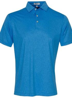 代购peter millar男士休闲风格高尔夫Polo衫短袖夏季舒适可机洗