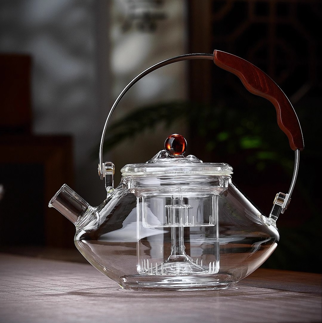 玻璃茶壶加厚耐高温大容量煮茶器电陶炉家用提梁壶烧水壶泡茶专用