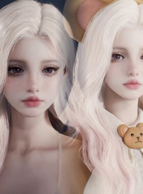 永恒之塔2捏脸babe成女 熊思思 台服韩服魔族天族捏脸通用女