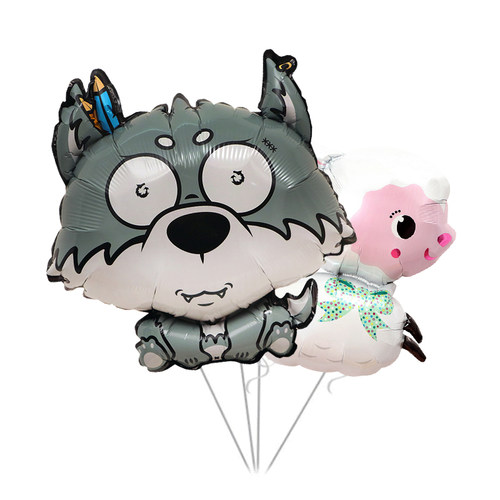 生日派对道具小绵羊卡通气球