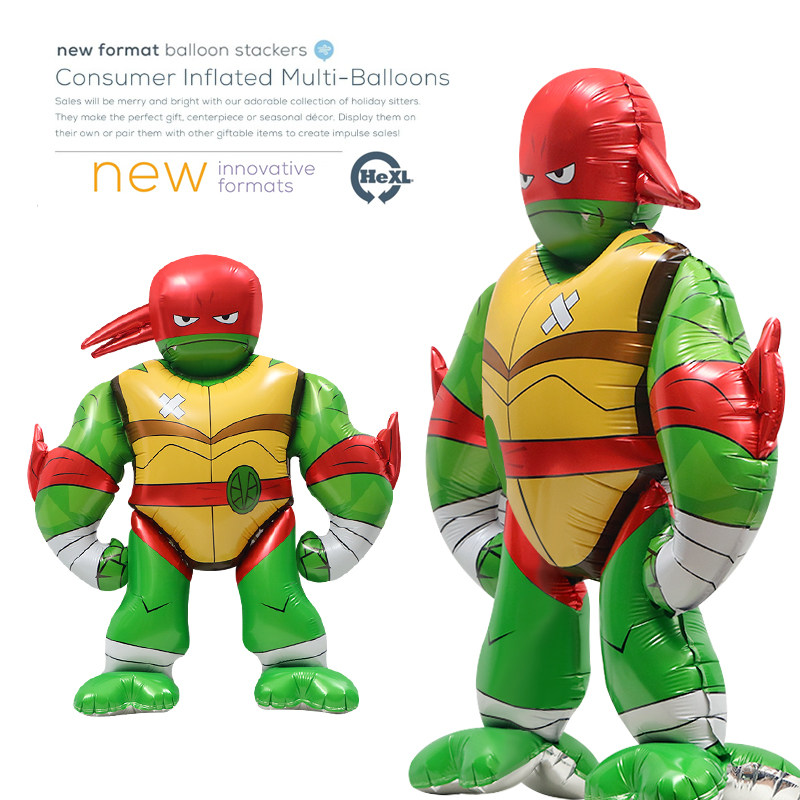 派对装饰布置道具玩具汽球4D立体站立忍者神龟卡通造型铝膜大气球,节庆用品/礼品,气球,淘宝优惠券,粉丝福利购,淘宝优惠卷