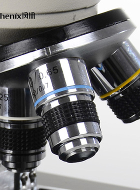 江西凤凰生物显微镜185镜头物镜4/10/40/100X倍 XSP-00/02/06/35