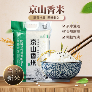 原产地大米  京山香米  新米 真空包装  京山桥米 贡品不抛光有机