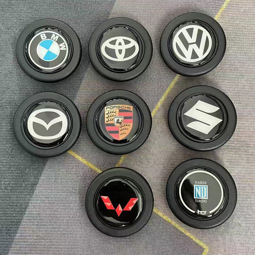 改装方向盘通用喇叭盖车标喇叭