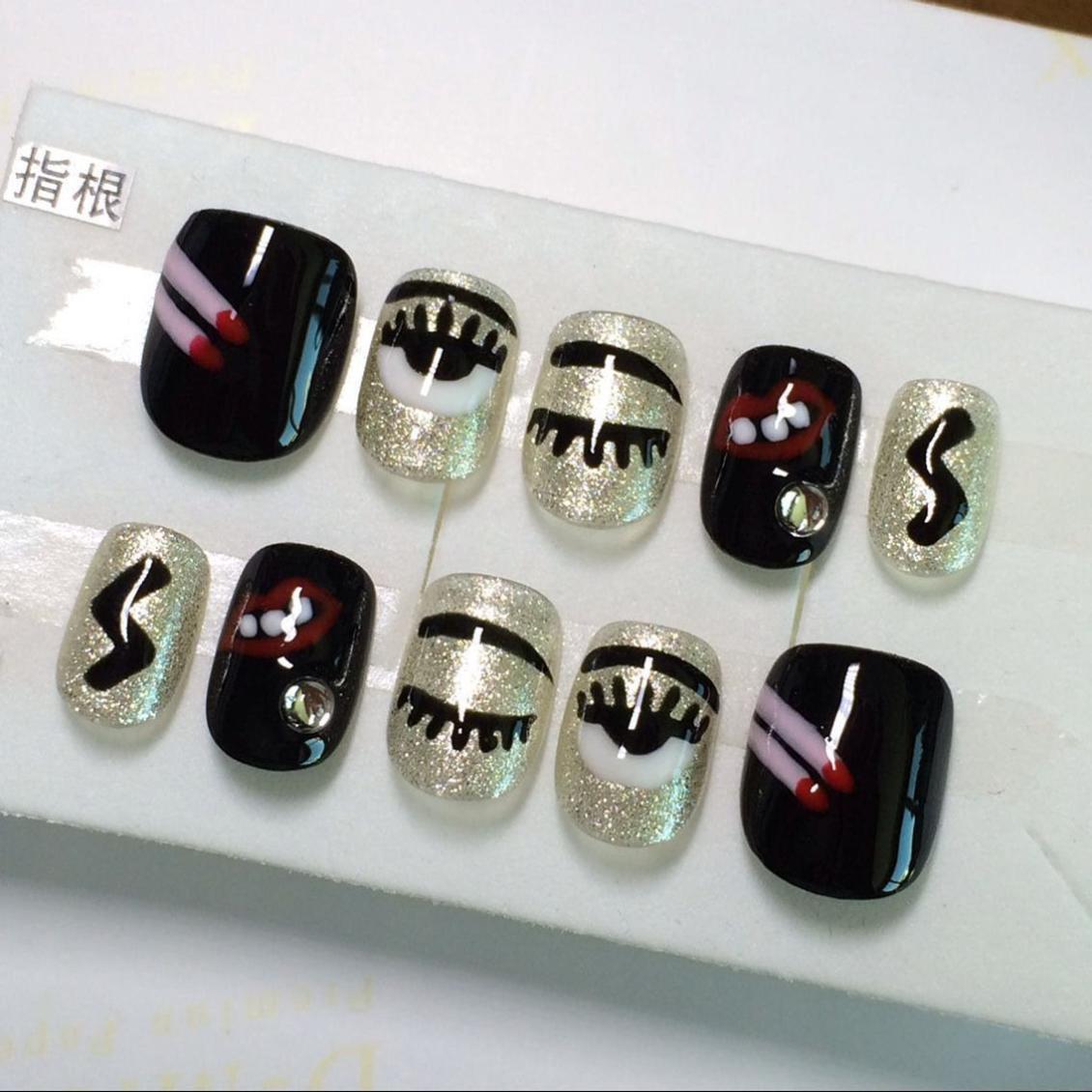 假指甲贴片美甲穿戴甲成品光疗