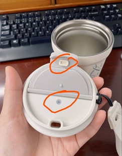 可口可乐联名款咖啡杯盖子配件硅胶粒胶垫防漏胶塞