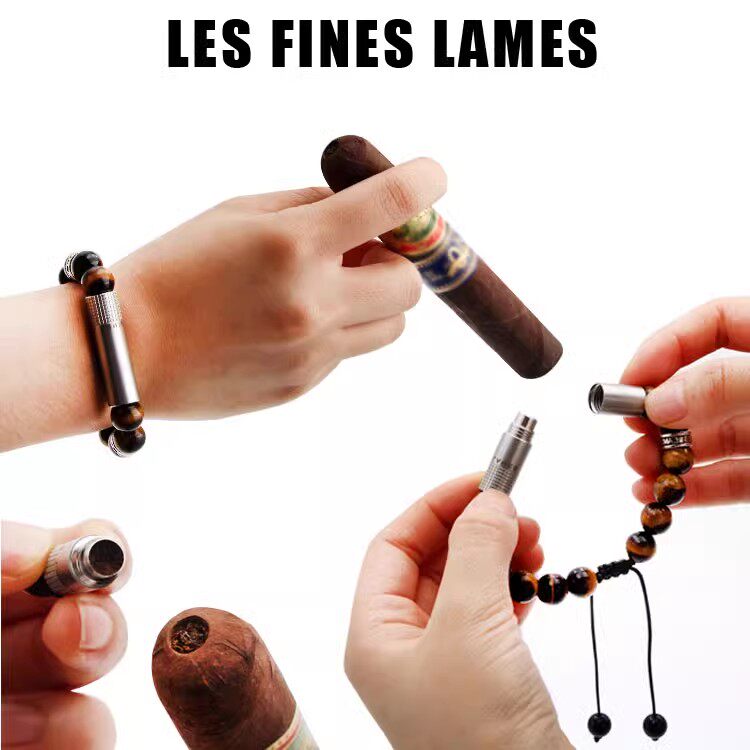 法国原装LES FINES LAMES雪茄打孔器 LES手链手串式雪茄开孔器