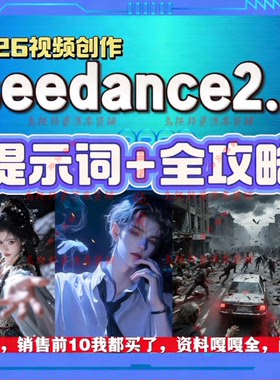 Seedance 2.0即梦教程AI制作短视频生图提示词分镜模板教学课程