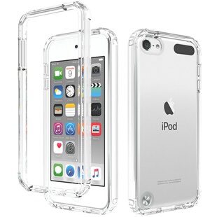 全包防摔适用苹果iPod touch7透明保护壳itouch5/6软胶双色渐变壳
