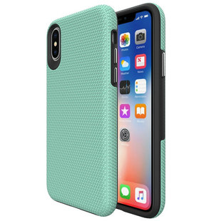 简约 xsmax手机套外壳个性 欧美加厚防滑军工防摔手机壳适用苹果X XS二合一组合全包iPhoneXR软胶硬壳新款