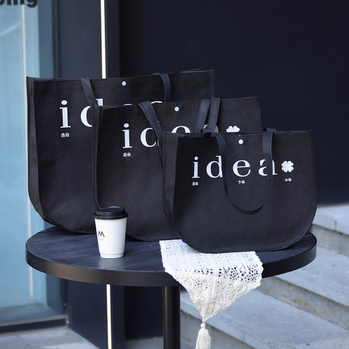 新款月亮袋定制logo车缝加固手提