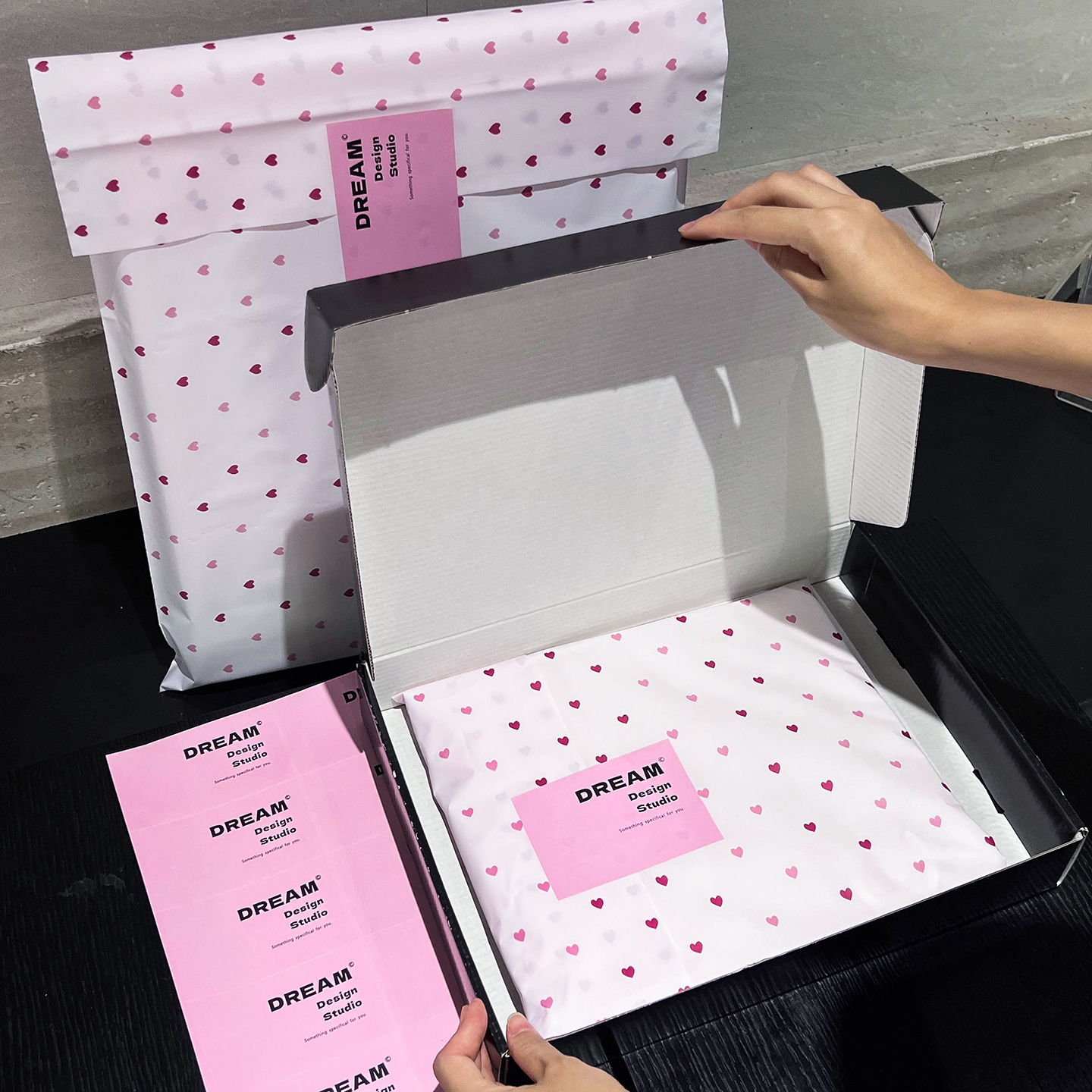 高级磨砂塑料袋平口袋衣服内包装袋定制logo衣物防水防尘内包装袋