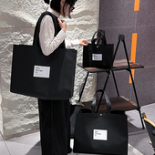 加厚按扣无纺布手提袋大容量手拎袋服装 店袋子定制logo环保礼品袋