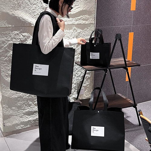 加厚按扣手提袋定制logo立体袋